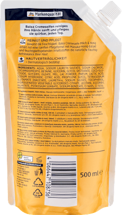 Cremeseife Milch & Honig, Nachfüllpack Balea