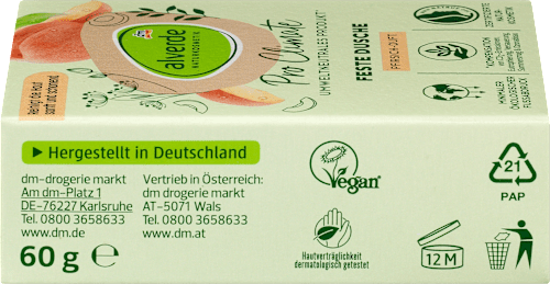 Feste Dusche Pro Climate Pfirsich alverde NATURKOSMETIK