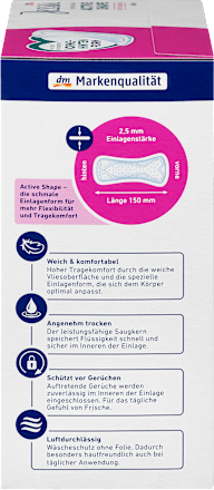 Slipeinlagen Active Shape Frischeduft Jessa