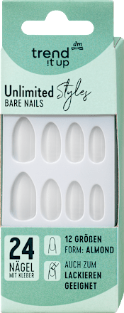 Künstliche Nägel Unlimited Styles Bare Nails 010 trend !t up
