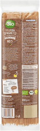 Nudeln, Spaghetti aus Vollkorn, No.3 dmBio