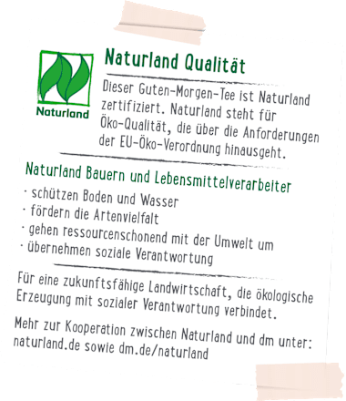 Kräutertee "Guten Morgen" mit Zitronengras & Zitronenverbene (20 Beutel)  dmBio