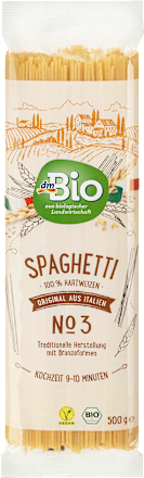Nudeln, Spaghetti aus Hartweizen, No.3 dmBio