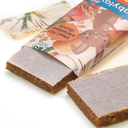 Frucht-Getreide-Riegel Apfel-Karotte ab 1 Jahr babylove