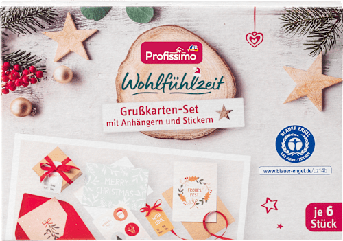 Wohlfühlzeit Grußkarten-Set Profissimo