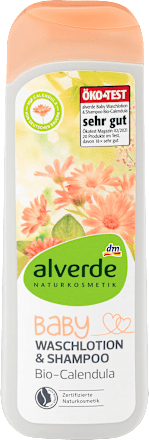 Balsam myjący i szampon dla dzieci, z bio nagietkiem alverde BABY
