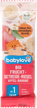 Batonik owocowo-zbożowy bio, jabłko & banan 1+ babylove