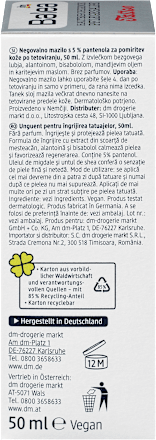 Kojąca maść do pielęgnacji tatuaży Balea