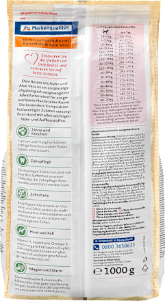 Trockenfutter Hund mit Huhn & Aloe Vera, Naturverliebt Dein Bestes