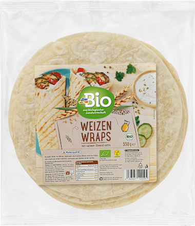 Wraps Weizen mit Olivenöl (3x110g)  dmBio