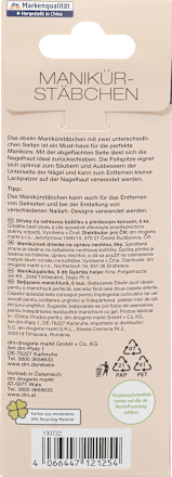 Patyczki do manicure z elementem ściernym ebelin