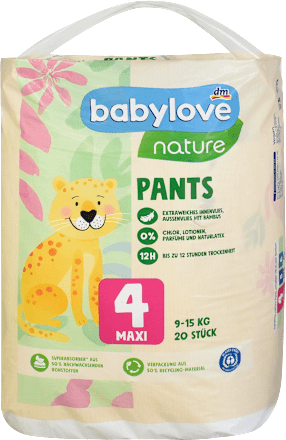 nature pelene gaćice, MAXI, veličina 4 (9- 15 kg) babylove nature