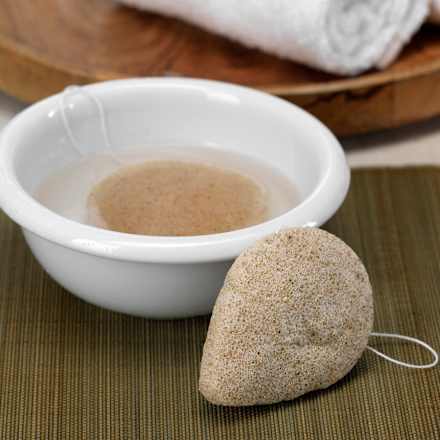 Konjac gobica za piling obraza, več različic ebelin