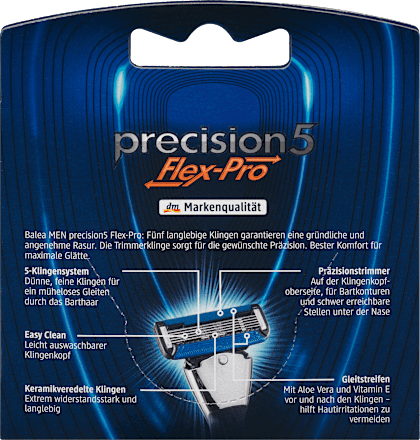 Rasierklingen, precision5 Flex-Pro Balea MEN