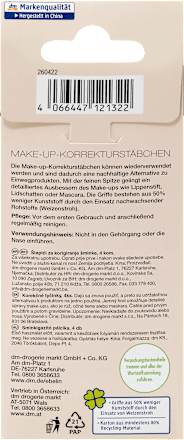 Sminkigazító pálcika, többször használható ebelin