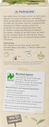 Grüner Tee Sencha (20 Beutel) dmBio