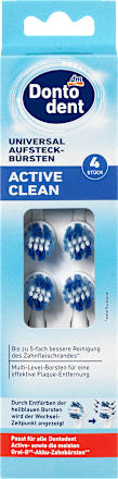 Aufsteckbürsten Active Clean Dontodent