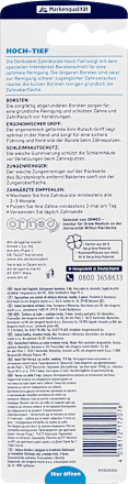Szczoteczka do zębów z dwupoziomowym włosiem, średnia Dontodent