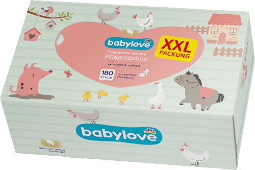 Babypflegetücher trocken 3lagig babylove
