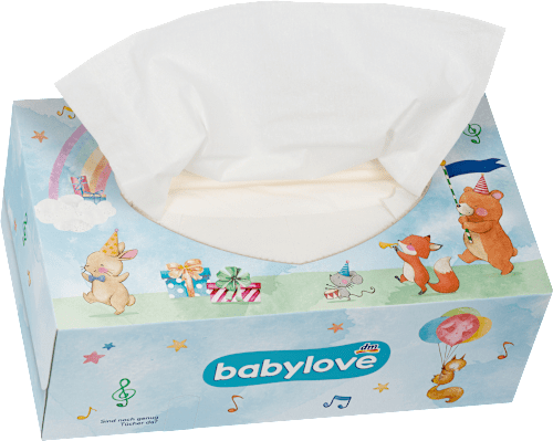 Babypflegetücher trocken 3lagig babylove