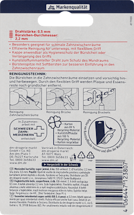 Interdentalbürsten rot 0,5 mm ISO 2 Dontodent