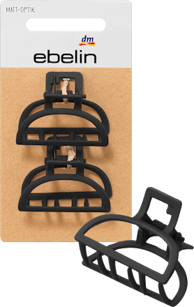 Haarklammern aus Metall / mit Cut-Out ebelin