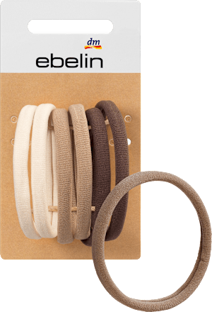 Gumki do włosów miękkie, miks kolorów ebelin