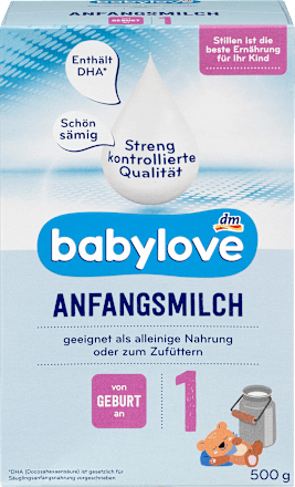 Mliječna formula 1, 0+ mj. babylove