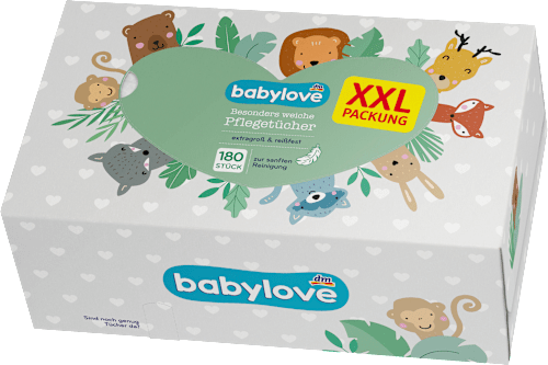 Babypflegetücher trocken 3lagig babylove