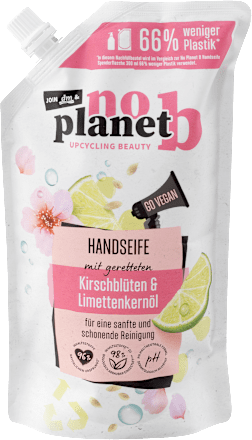 Flüssigseife Kirschblüten & Limettenkernöl Nachfüllpack No Planet B