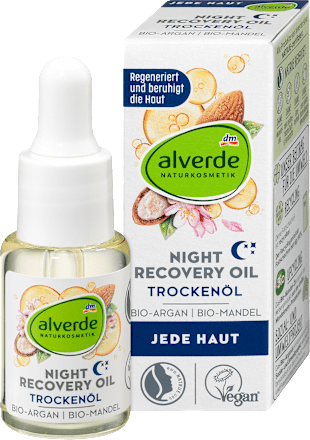 Gesichtsöl Night Recovery Trockenöl alverde NATURKOSMETIK