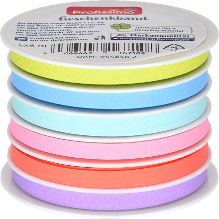 dárková stuha klubko, 36 m Profissimo