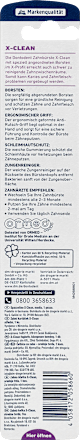 Szczoteczka do zębów X-Clean, średnia Dontodent