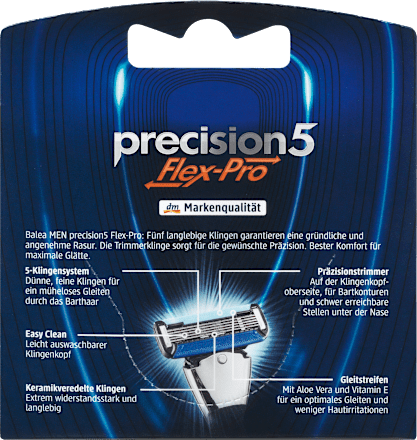 Wkłady wymienne do maszynki precision5 Flex-Pro Balea MEN