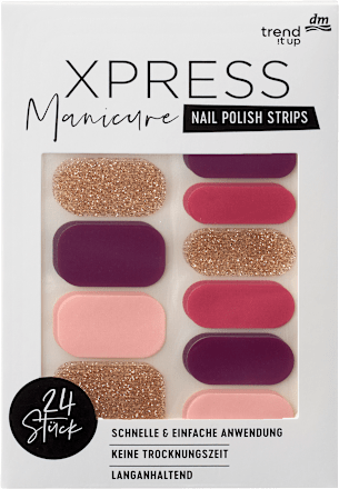Naklejki na paznokcie XPRESS Manicure Nail Polish Strips Romantic Rose 042 trend !t up