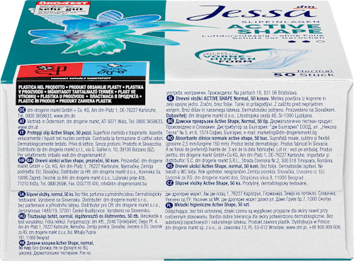Wkładki higieniczne Active Shape Jessa