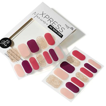 Naklejki na paznokcie XPRESS Manicure Nail Polish Strips Romantic Rose 042 trend !t up