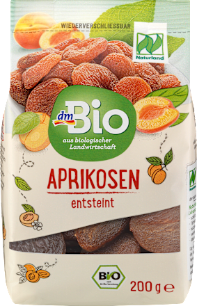 bio sušené ovoce, meruňky vypeckované dmBio