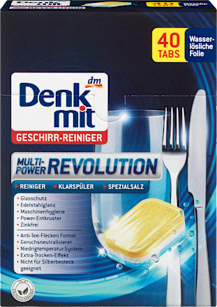 Spülmaschinen-Tabs Multi-Power Revolution Denkmit