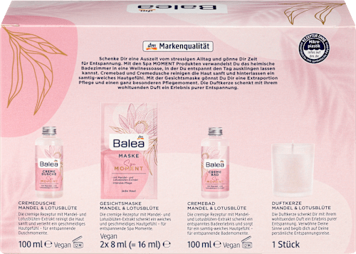 Geschenkset Weihnachten Spa Moment 4tlg. Balea