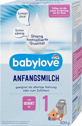 Mliječna formula 1, 0+ mj. babylove