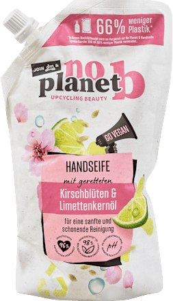 Flüssigseife Kirschblüten & Limettenkernöl Nachfüllpack No Planet B