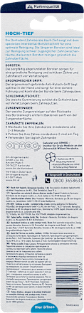 Szczoteczka do zębów z dwupoziomowym włosiem, średnia Dontodent