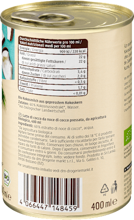 Kokosmilch, Naturland dmBio