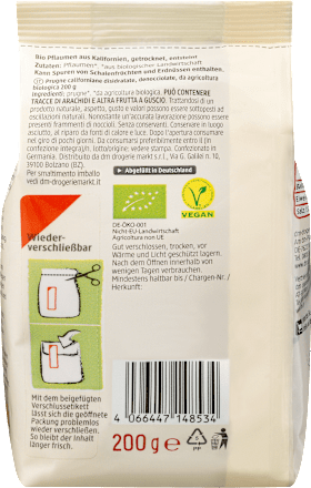 Trockenfrüchte, Kalifornische Pflaumen entsteint dmBio