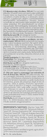 Sport- & Massage-Öl Bio-Arnikablüten alverde NATURKOSMETIK