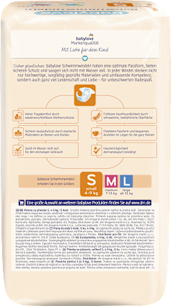 Pieluszki do pływania jednorazowe S babylove