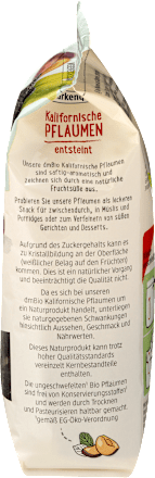 Trockenfrüchte, Kalifornische Pflaumen entsteint dmBio
