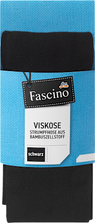 Rajstopy wiskozowe, czarne, rozmiar 50/52 Fascino