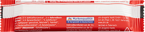 Fruchtriegel Apfel-Banane ab 1 Jahr dmBio